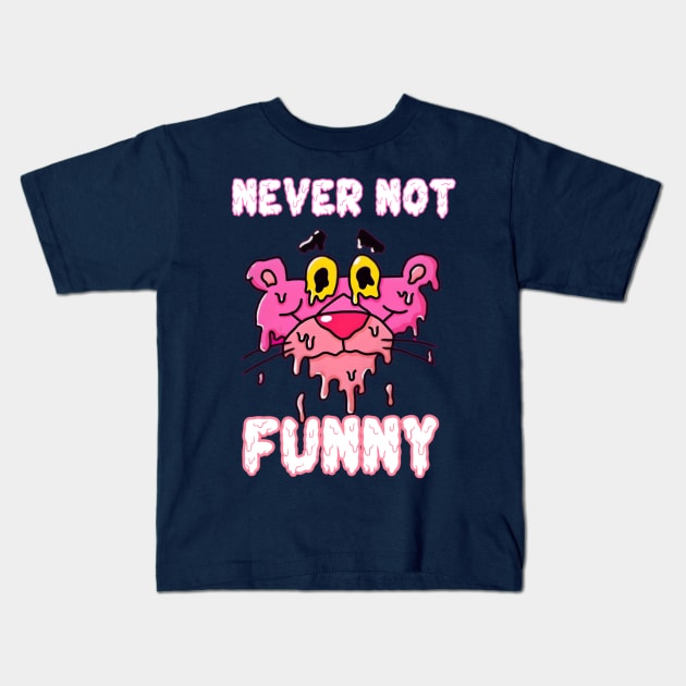 Never not funny :female Unceasing Humor Kids T-Shirt by Fadedstar